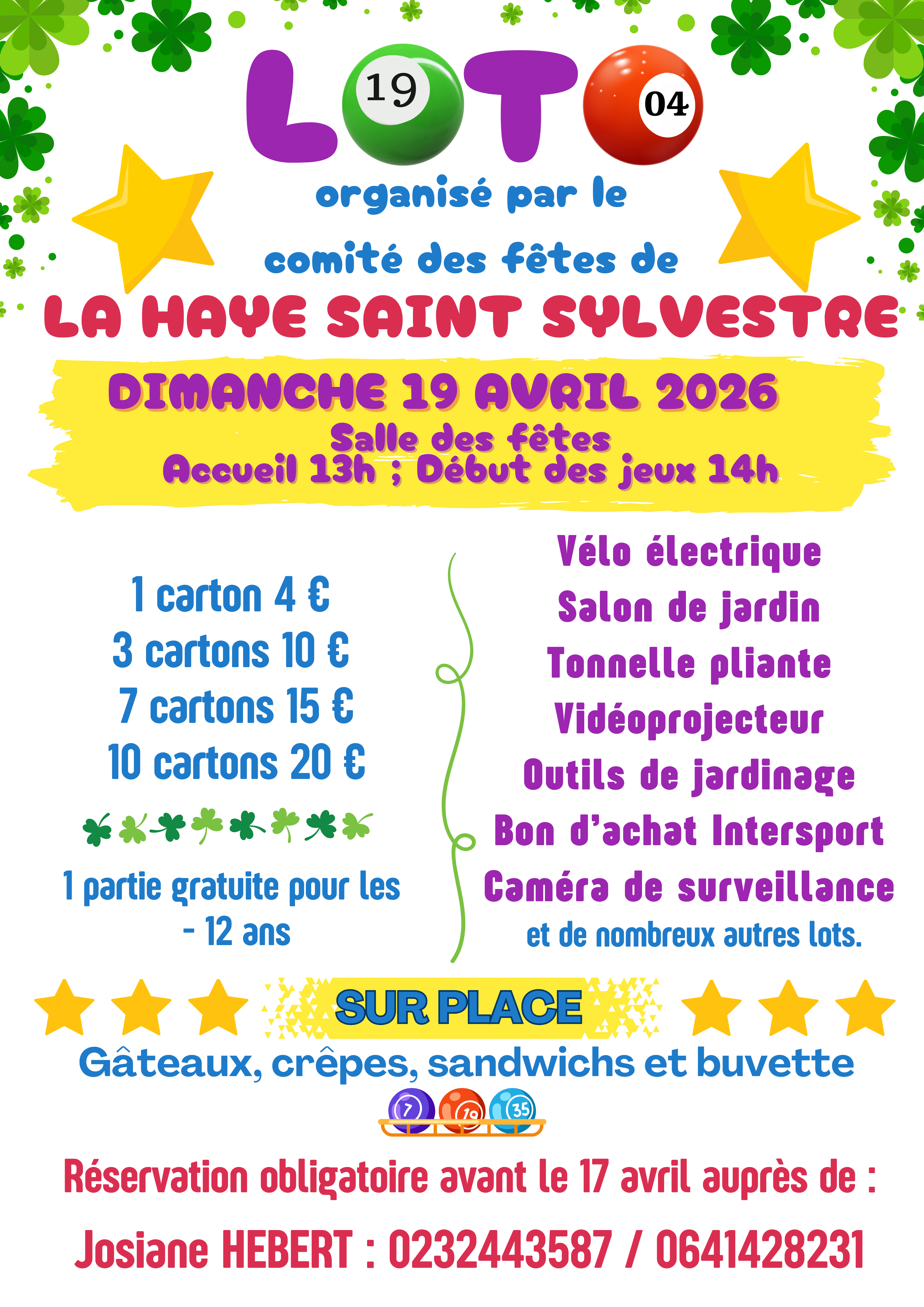 Affiche événement